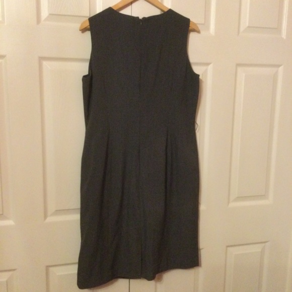 Calvin Klein Grey Shift Dress with Stretch - Picture 4 of 6